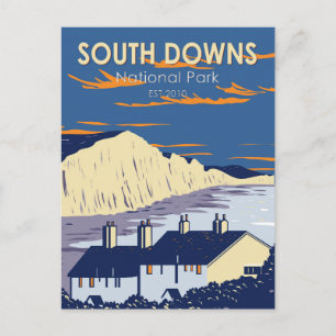 Carte Postale Parc national des South Downs Seven Sisters Anglet