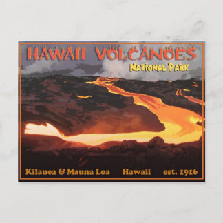 Carte Postale Parc national des volcans d'Hawaii