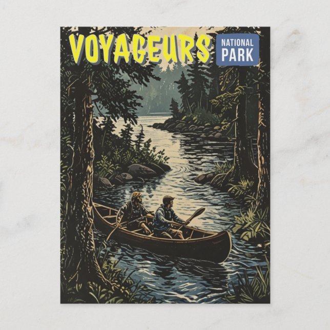 Carte Postale Parc national des Voyageurs (Devant)