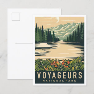 Carte Postale Parc national des Voyageurs Minnesota USA Travel
