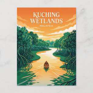 Carte Postale Parc national des zones humides de Kuching Malaisi