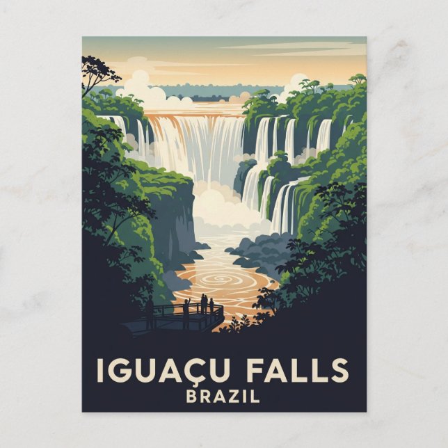 Carte Postale Parc national d'Iguazu Brésil (Devant)