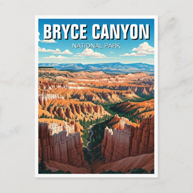 Carte Postale Parc national du Bryce Canyon Utah (Devant)