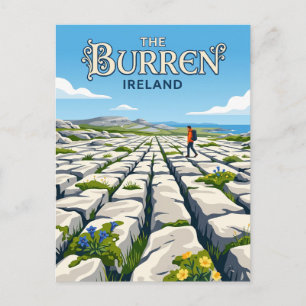 Carte Postale Parc national du Burren Irlande