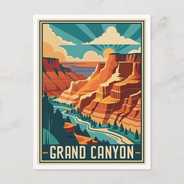 Carte Postale Parc national du Grand Canyon (Devant)