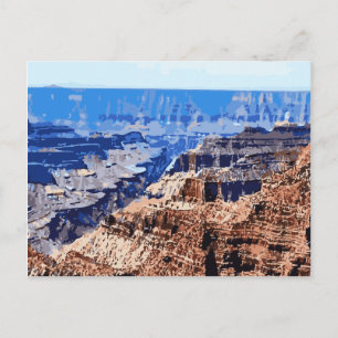 Carte Postale Parc national du Grand Canyon Design rétro