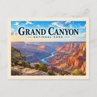 Carte Postale Parc national du Grand Canyon Voyage Scénique Vint