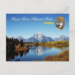 Carte Postale Parc national du Grand Teton au Wyoming