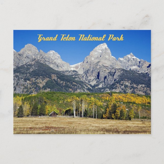 Carte Postale Parc national du Grand Teton, Wyoming (Devant)