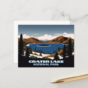 Carte Postale Parc national du lac Crater Oregon