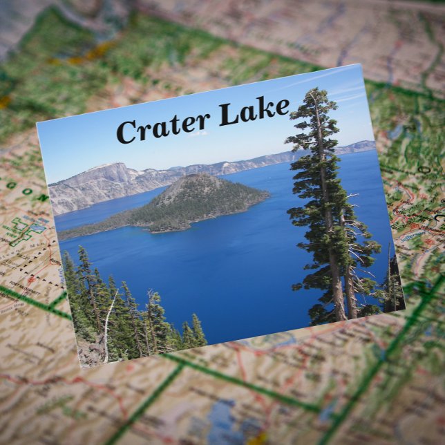 Carte Postale Parc national du lac Crater - photo de voyage (In Situ Map)