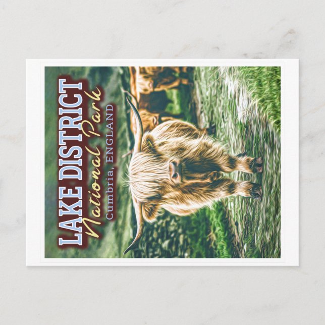 CARTE POSTALE PARC NATIONAL DU LAC - CUMBRIA ANGLETERRE (Devant)