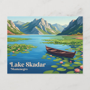 Carte Postale Parc national du lac Skadar Monténégro