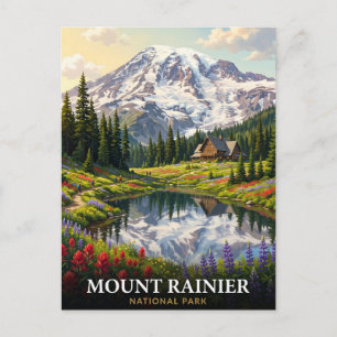 Carte Postale Parc national du mont Rainier Washington