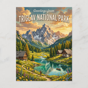 Carte Postale Parc national du Triglav Slovénie