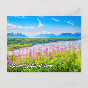 Carte Postale Parc national et réserve de Denali, Alaska