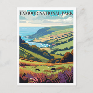 Carte Postale Parc national Exmoor, Angleterre