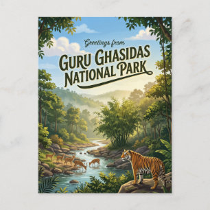 Carte Postale Parc national Guru Ghasidas Inde