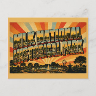 Carte Postale Parc national historique MLK Atlanta Peace Garden