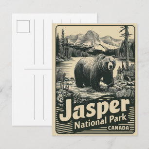 Carte Postale Parc national Jasper alberta canada cadeaux vintag