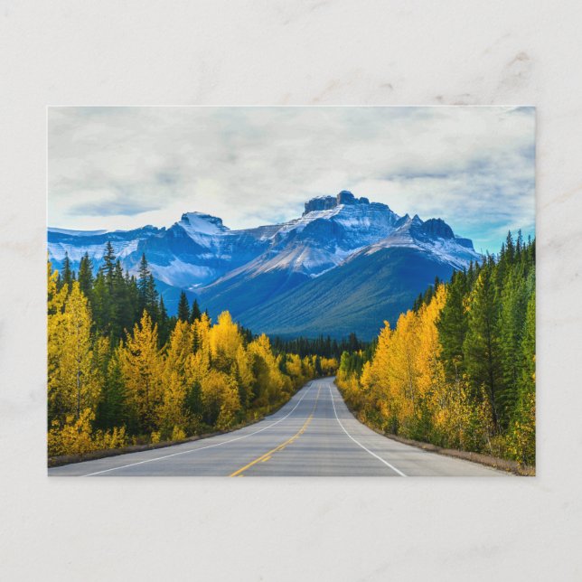 Carte Postale Parc national Jasper, Canada à l'automne (Devant)