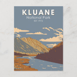Carte Postale Parc national Kluane Toujours Brook Canada Travel 