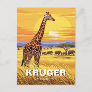 Carte Postale Parc national Kruger Afrique du Sud