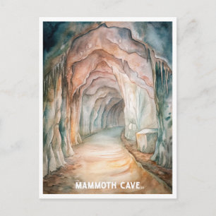 Carte Postale Parc national Mammoth Cave Aquarelle