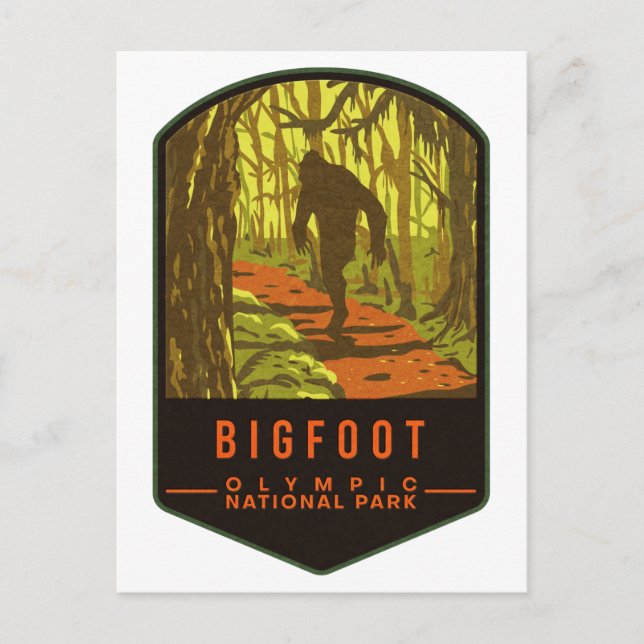 Carte Postale Parc national olympique de Bigfoot (Devant)