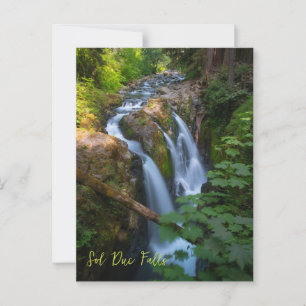 Carte Postale Parc national olympique de Sol Duc Falls Washingto
