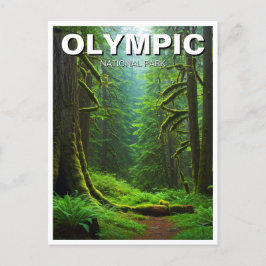 Carte Postale Parc national olympique de Washington hoforest