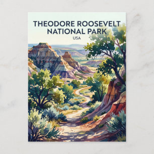 Carte Postale Parc national Theodore-Roosevelt États-Unis