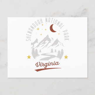 Carte Postale Parc national vintage de Shenandoah Virginie