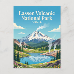 Carte Postale Parc national volcanique de Lassen Californie
