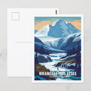 Carte Postale Parc national Wrangell St Elias Alaska USA