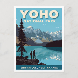 Carte Postale Parc national Yoho Colombie-Britannique Voyage Rét