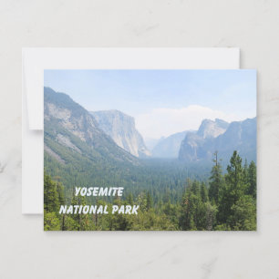Carte Postale Parc national Yosemite Été dans les montagnes