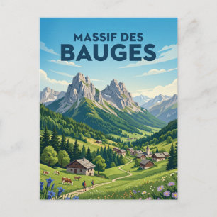 Carte Postale Parc naturel régional du Massif des Bauges France