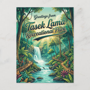 Carte Postale Parc Récréatif Tasek Lama Brunei