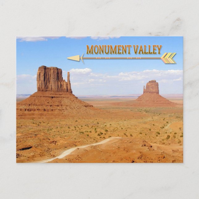 Carte Postale Parc tribal de la Vallée du Monument Navajo (Devant)