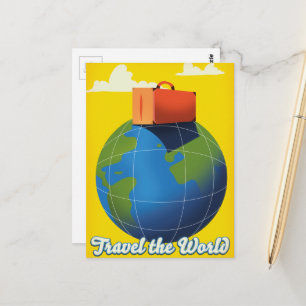 Carte Postale Parcourez le Monde