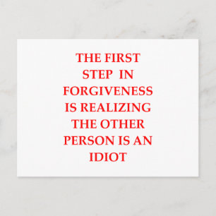 CARTE POSTALE PARDONNER