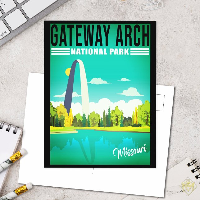 Carte Postale Pare national de la Gateway Arch - Missouri Saint  (Créateur téléchargé)