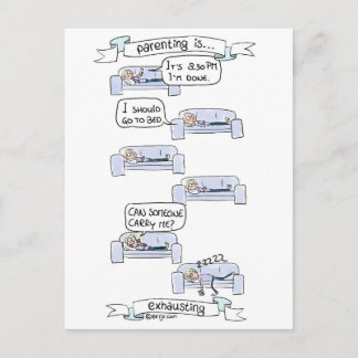 Carte Postale Parenting… épuise
