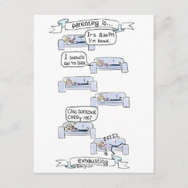 Carte Postale Parenting… épuise