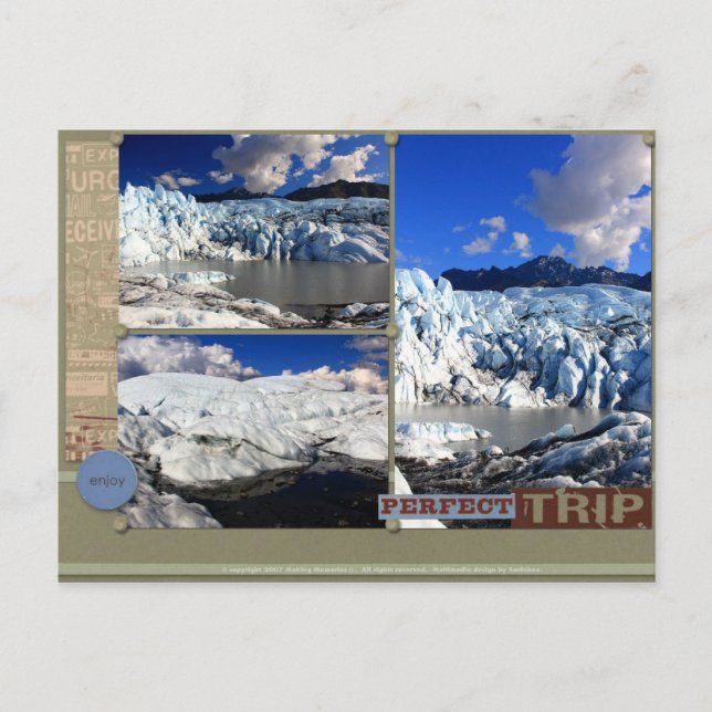 Carte Postale Parfait Voyage en Alaska (Devant)