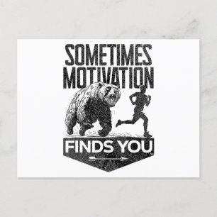 Carte Postale Parfois, Motivation Trouve Vous Drôle Courir Motiv