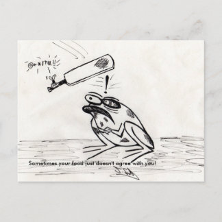 Carte Postale Parfois, votre nourriture n'est tout simplement pa