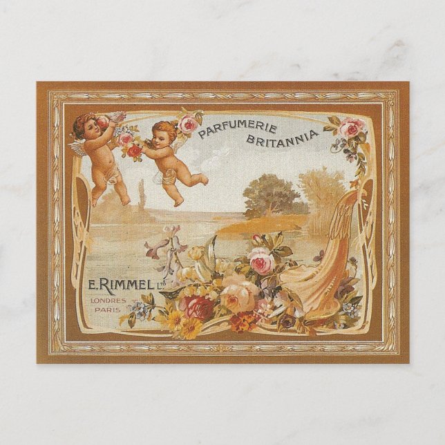 Carte Postale Parfumerie Britannia Vintage Ad (Devant)