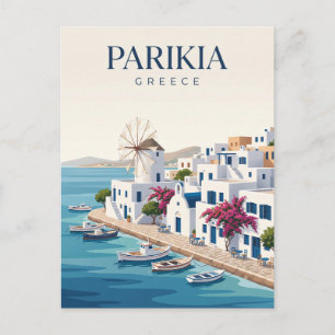 Carte Postale Parikia Grèce